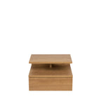 Kamichi - Table de chevet murale 1 tiroir en bois - Bois clair - 2