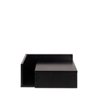 Kamichi - Table de chevet murale réversible en bois - Noir - 2