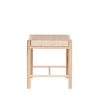 ABANO - Tabouret en bois et corde H46,5cm - Naturel - 2