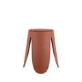 Savor - Tabouret en plastique H46cm - Rouge brique - 1