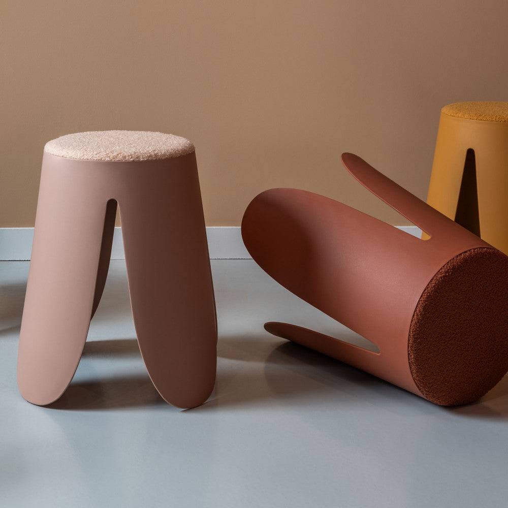 Savor - Tabouret en plastique H46cm - Ocre - 1