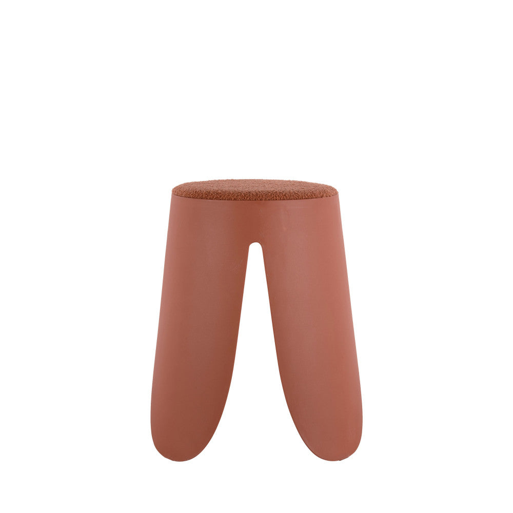 Savor - Tabouret en plastique H46cm - Rouge brique - 2