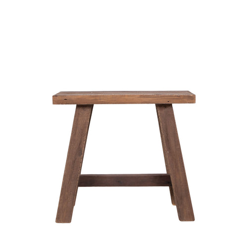 BARCELONA - Tabouret en teck H45cm - Naturel - 2