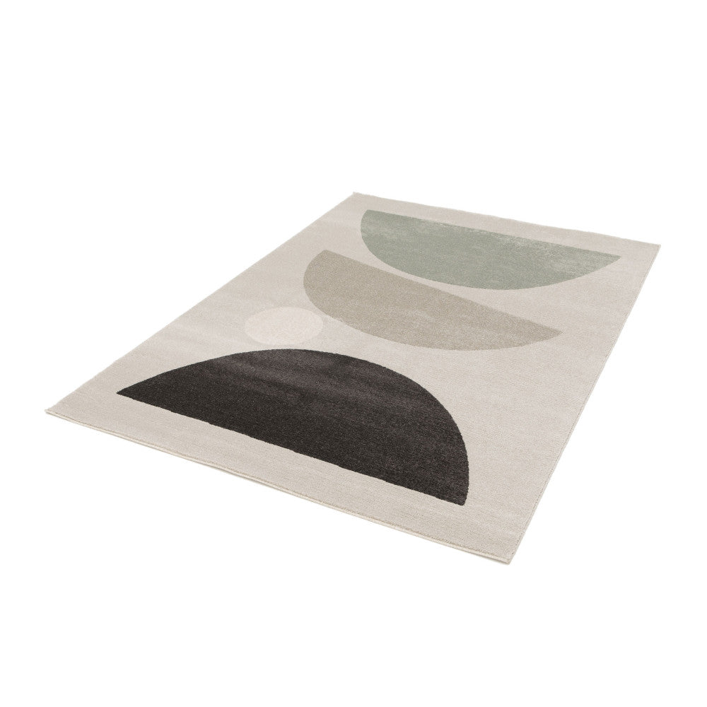 Léo II - Tapis contemporain à motif géométrique - Multicolore 120x170 cm - 2