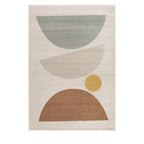 Léo - Tapis contemporain à motif géométrique - Multicolore 120x170 cm - 1