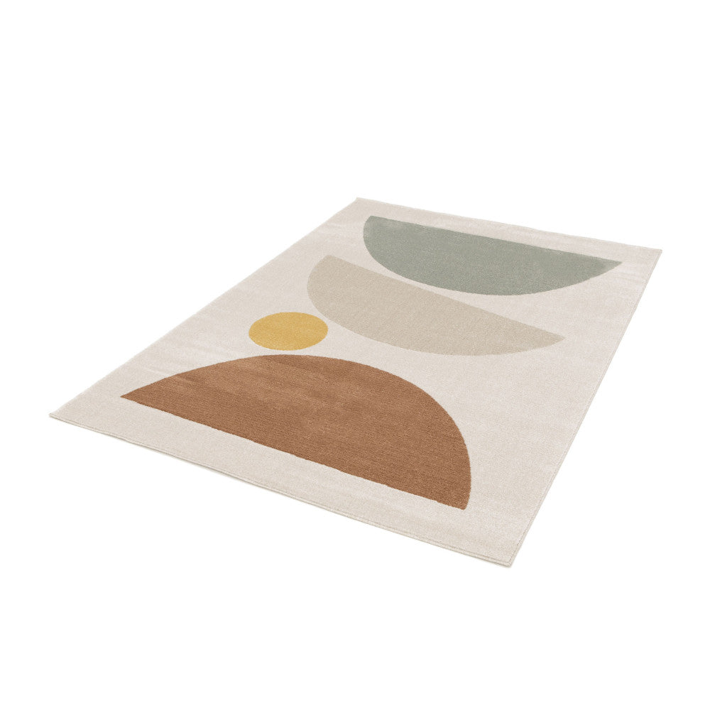 Léo - Tapis contemporain à motif géométrique - Multicolore 120x170 cm - 2
