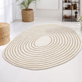 Gelato - Tapis contemporain de forme organique - Beige 200x290 cm - 1