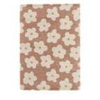 Flora I - Tapis contemporain à motif floral - Vieux rose 160x230 cm - 2