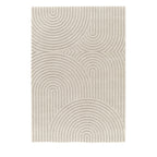 Esteban - Tapis contemporain à motif géométrique - Beige 200x290 cm - 2