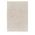 Esteban - Tapis contemporain à motif géométrique - Beige 120x170 cm - 1
