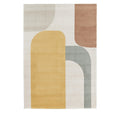 Lorma - Tapis contemporain à motif géométrique - Jaune 120x170 cm - 1
