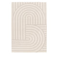 Tarna - Tapis contemporain à motif géométrique - Ecru 120x170 cm - 1