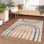 Victoria II - Tapis contemporain à motif géométrique - Multicolore 160x230 cm - 1