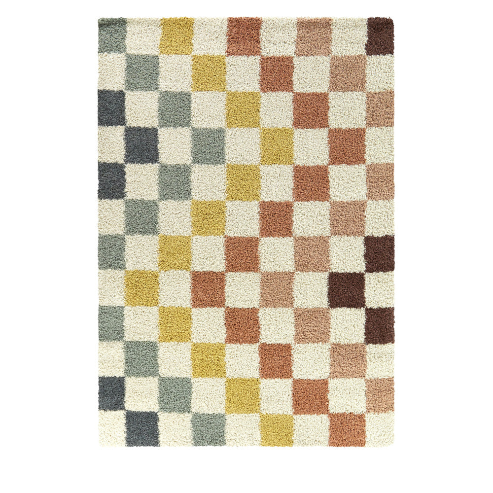 Cassie - Tapis damiers - Multicolore 200x290 cm - 2