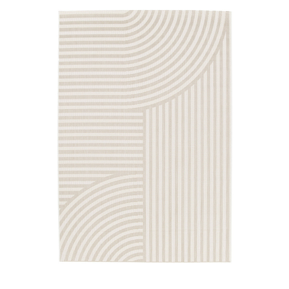Bizana - Tapis d’extérieur à motif géométrique - Beige 160x230 cm - 2