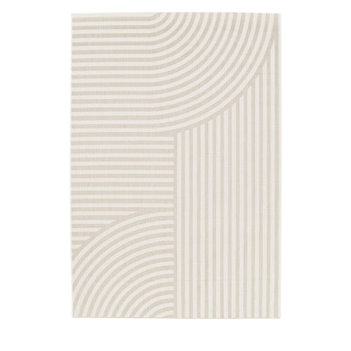 Bizana - Tapis d’extérieur à motif géométrique - Beige 160x230 cm - 2