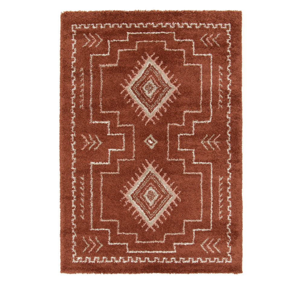 Olie I - Tapis d’inspiration berbère - Rouille 160x230 cm - 2