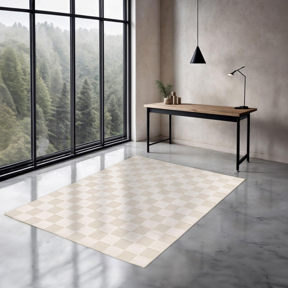 Addo - Tapis intérieur/extérieur - Ecru 120x170 cm - 1