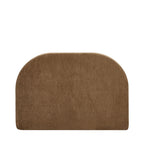 Wayne - Tête de lit compressée en tissu demi-lune L 160 cm - Bronze - 2