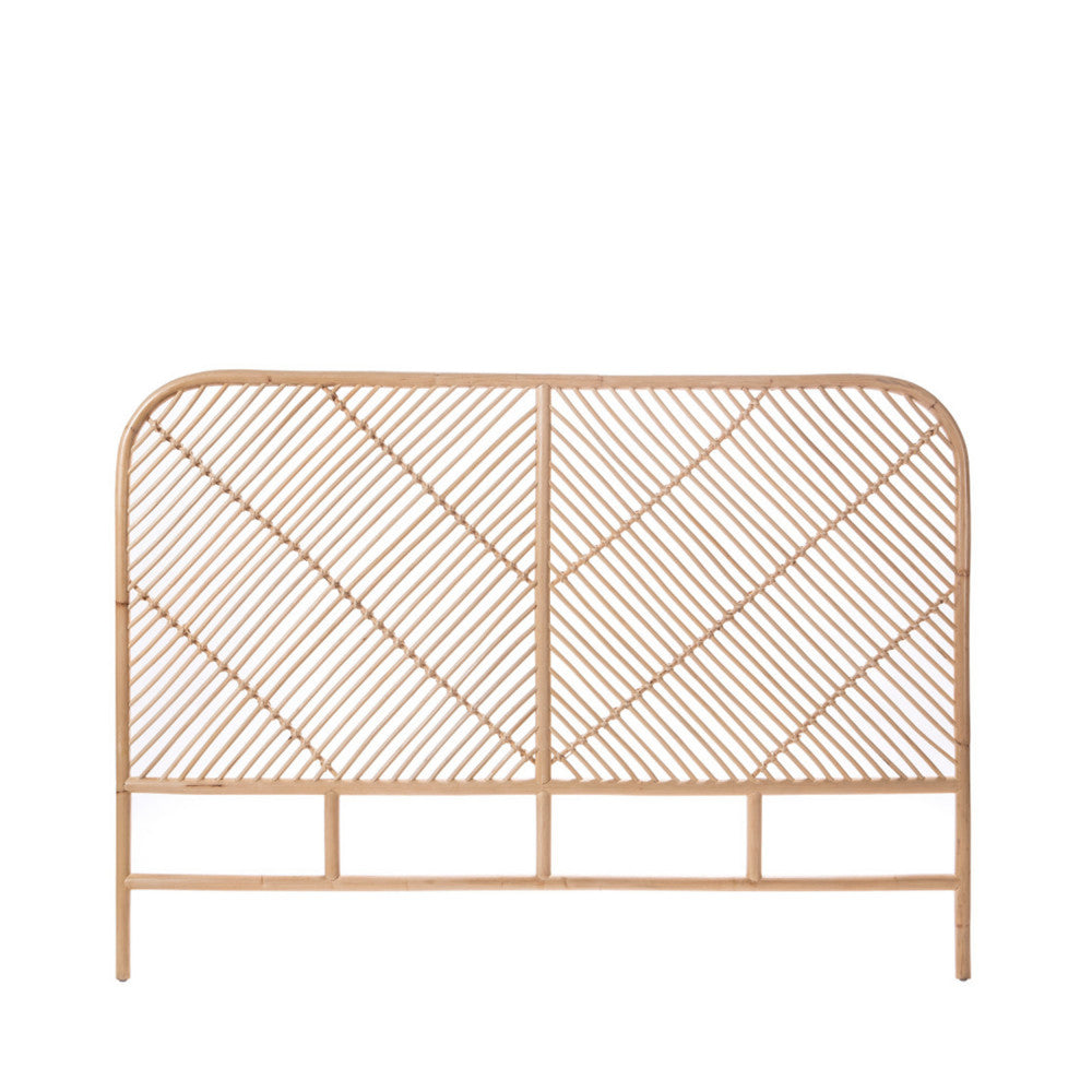 Kayan - Tête de lit en rotin 148cm - Naturel - 2